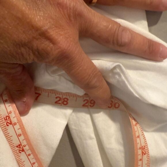 Aerie Large White Denim Oversized Shirt Jacket - Picture 6 of 8